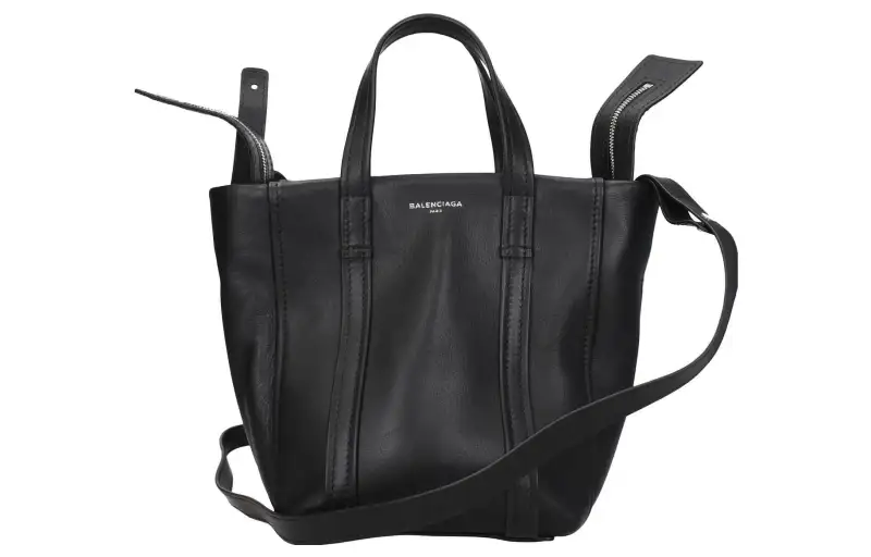 Balenciaga Leather Handbag Regular Women's Black