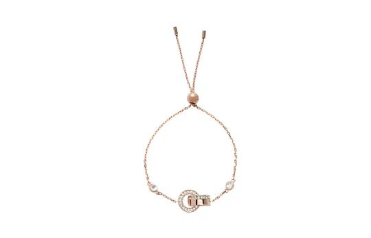 Swarovski Rose gold Crystal embellished Bracelet