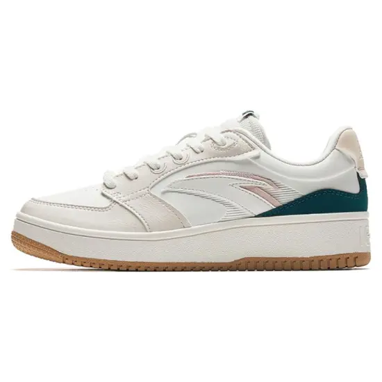 Anta Slip-Resistant Cushioning Low-Top Skateboard Shoes Women's Ivory White