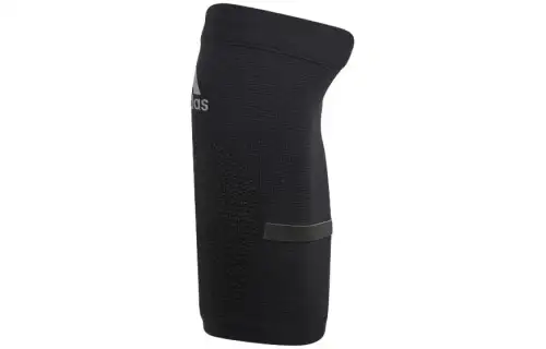 adidas Volleyball black nylon elbow pads for hiking for men and women, polyester