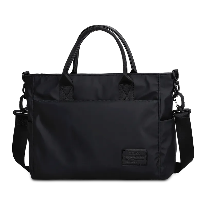 BJIAX Nylon Handbag Briefcase Large Men's Black