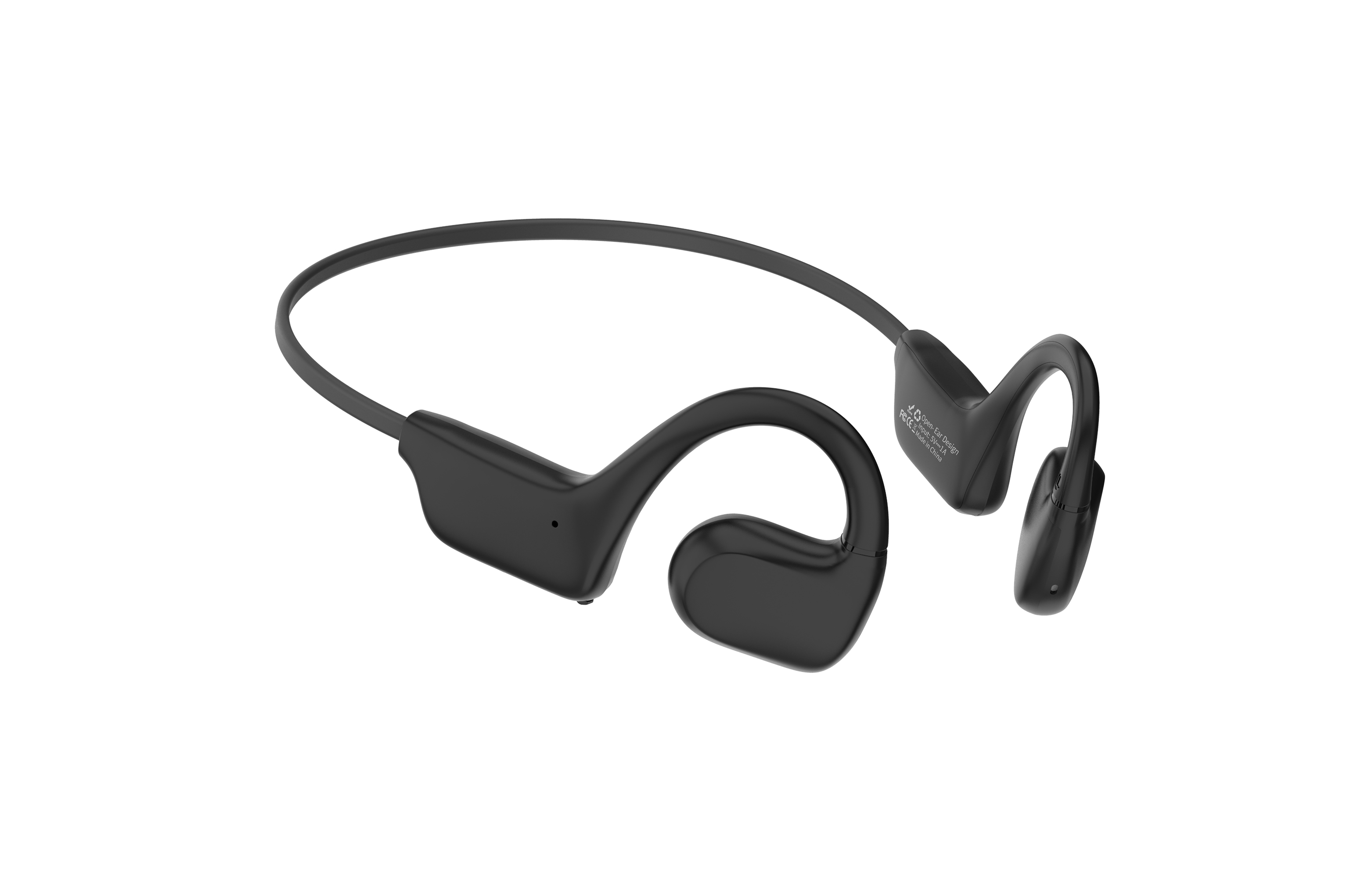 MGWK Air conduction Bluetooth headset, sports and running games, over-ear type, wireless and in-ear, sweat-proof and waterproof, passive noise reduction, comfortable to wear, high-definition sound quality, suitable for Apple and Android