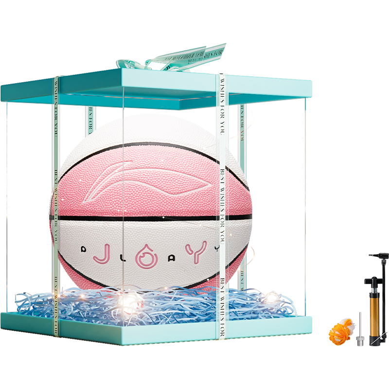 Li Ning Pu Basketball Pink/White Size 6 Training Unisex China Mainland Version