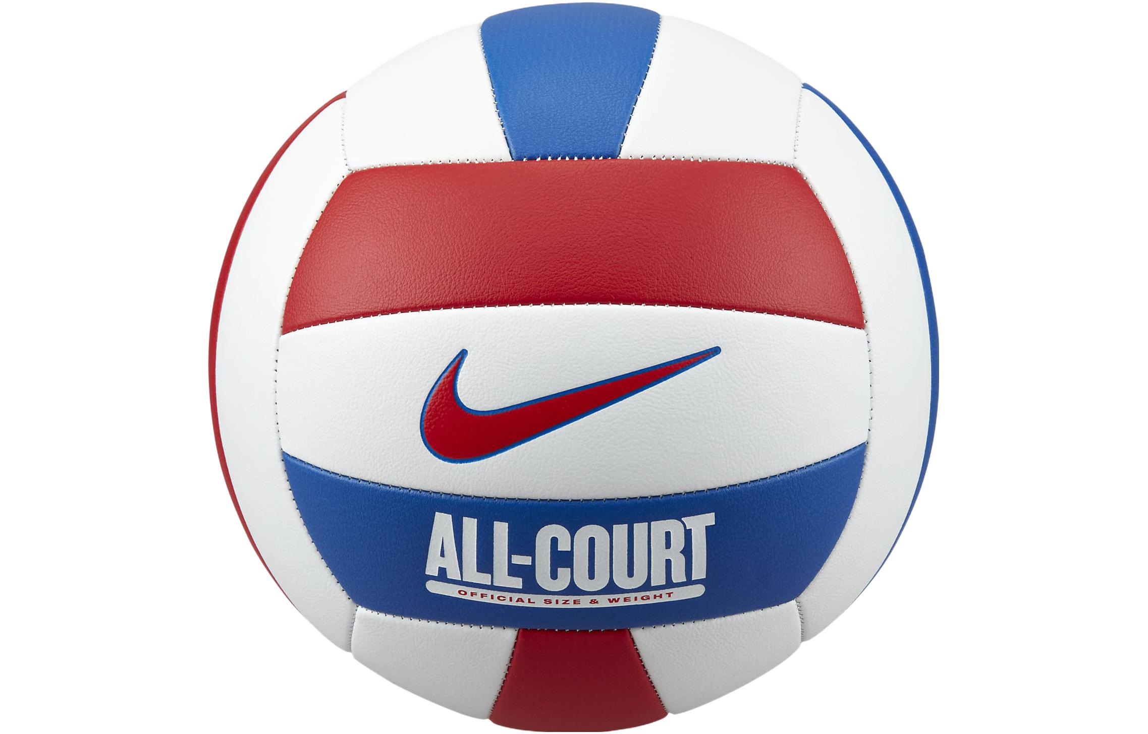 Nike Rubber polyester fiber size 5 volleyball Nike full court unisex white and red