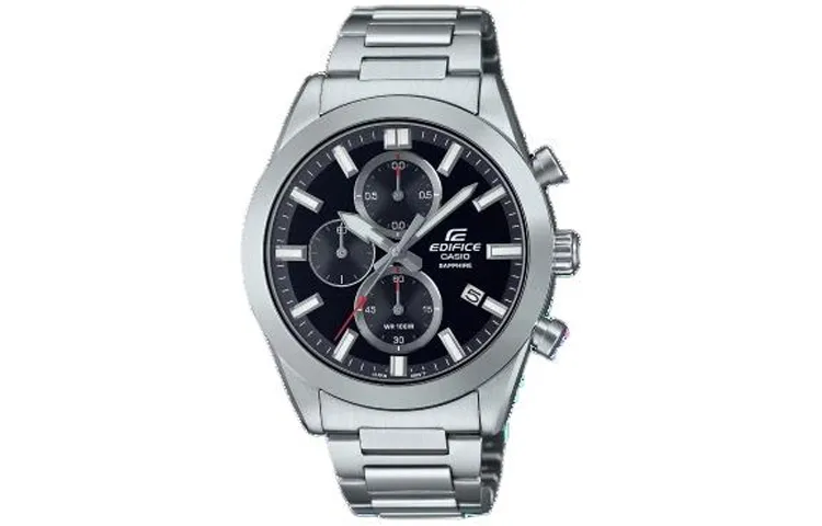 CASIO EDIFICE ['100', 301050]m Waterproof Quartz Movement Stainless Steel Strap Watch Men's Watches
