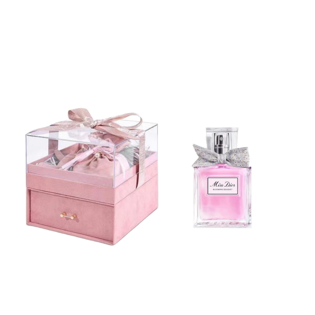 DIOR Perfume, floral lemon set contains rose for friend, white musk, Birthday gift