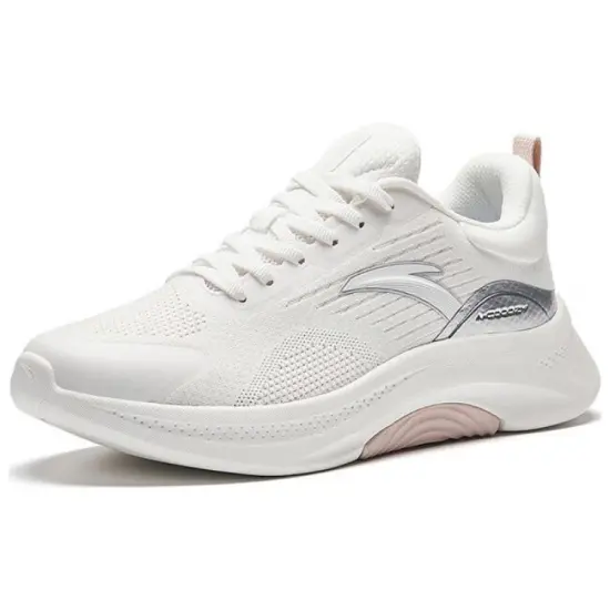 Anta God Walk 5 Cushioning, Abrasion Resistant, And Waterproof Low Top Training Shoes Women's Papyrus White