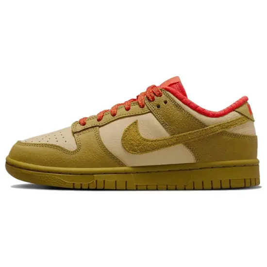 Nike Dunk Low Bronzine Sesame Picante Red Women's