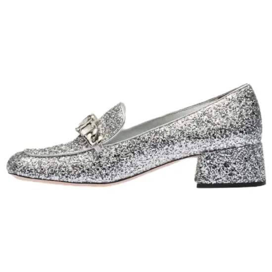 MIU MIU Loafers Women's Glitter
