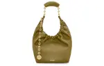 LOEWE Nappa Sheepskin Shoulder Bag, Crossbody Bag, Handbag Small Women's Olive Green