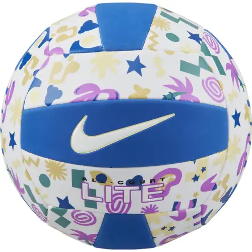 Nike Leather No. 5 Volleyball Nike Full Site Lite Unisex White/Game Royal/Lemon