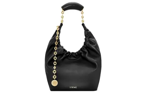 LOEWE Nappa Sheepskin Handbag Small Women's Black