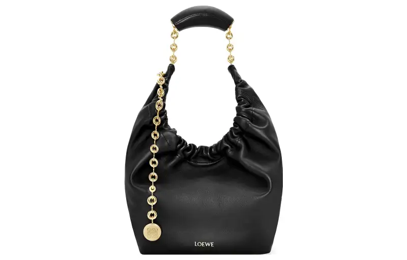 LOEWE Nappa Sheepskin Handbag Small Women's Black