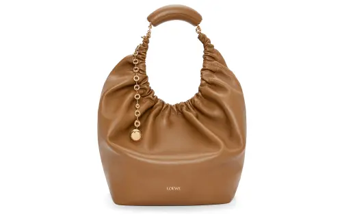 LOEWE Nappa Sheepskin Shoulder Bag, Crossbody Bag, Handbag Medium Women's Oak
