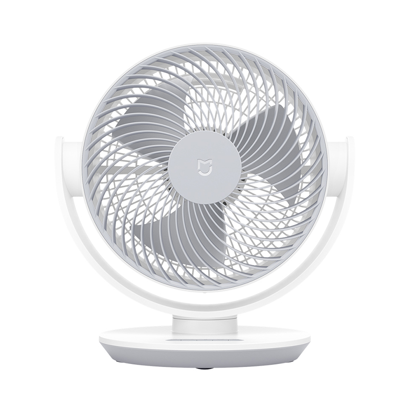 Xiaomi Mijia Electric Fan Air Circulation Fan Desktop Small Fan DC Frequency Converter Energy Saving Light Sound Mijia APP Xiaoai Classmate Internet 3D Automatic Shaking Head