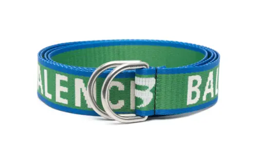 Balenciaga Cotton Belts Women's Blue Width 3.3cm