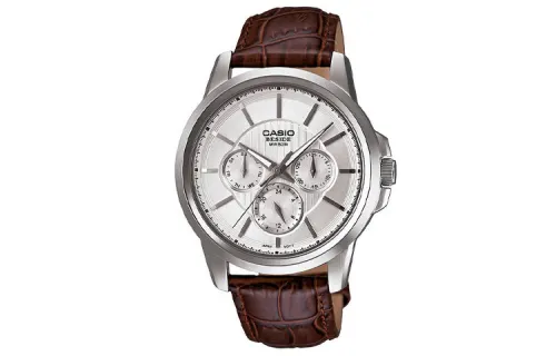 CASIO Men Standard Series 48.5mm Silver Watch BEM-307L-7A