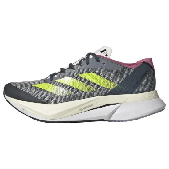 Adidas Women's Adizero Boston 12 'Arctic Night Lucid Lemon'