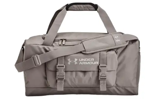 Under Armour Gametime Polyester Crossbody Bag Travel Bag Gym Bag Small Unisex Gray