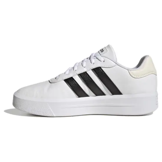 Adidas Court Platform Shoes 'White Black' Women's