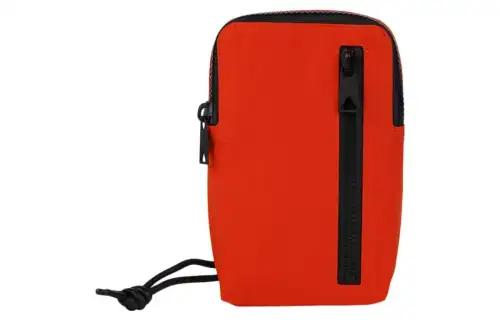 Bottega Veneta Intrecciato Genuine Leather Crossbody Bag, Shoulder Bag Unisex Orange Red