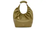 LOEWE Nappa Sheepskin Shoulder Bag, Crossbody Bag, Handbag Medium Women's Olive Green