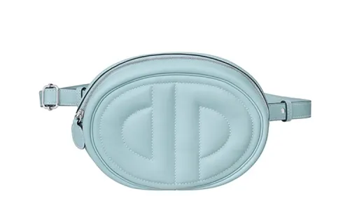 HERMES In The Loop Swift Calfskin Pig Nose Shoulder Bag, Crossbody Bag, Fanny Pack Women's Light Blue