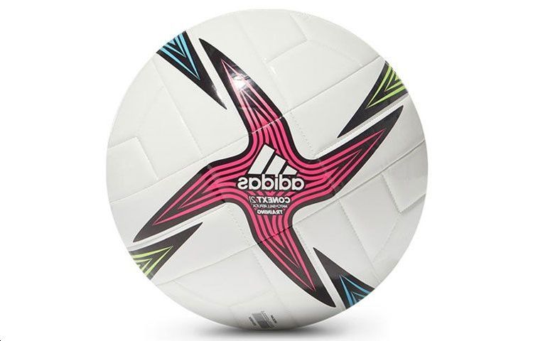 Adidas 4 Size 5 Soccer Ball Pu Machine Stitched Soccer Ball Unisex White Pink