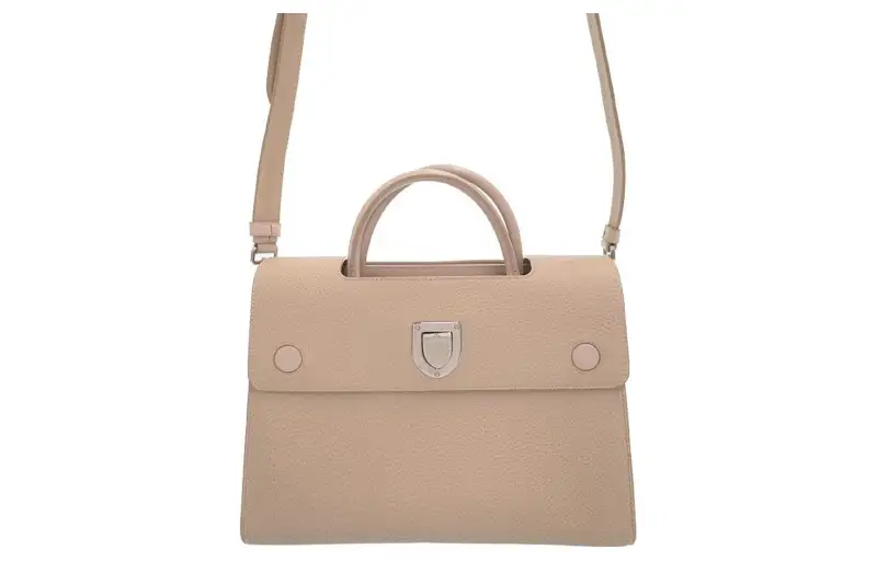 DIOR Calfskin Shoulder Bag, Crossbody Bag, Handbag Regular Women's Light Umber