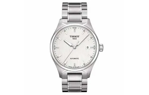 TISSOT Automatic Mechanical Movement 100m Waterproof Men's Watches Watch 39mm Silver Dial Stainless Steel Case