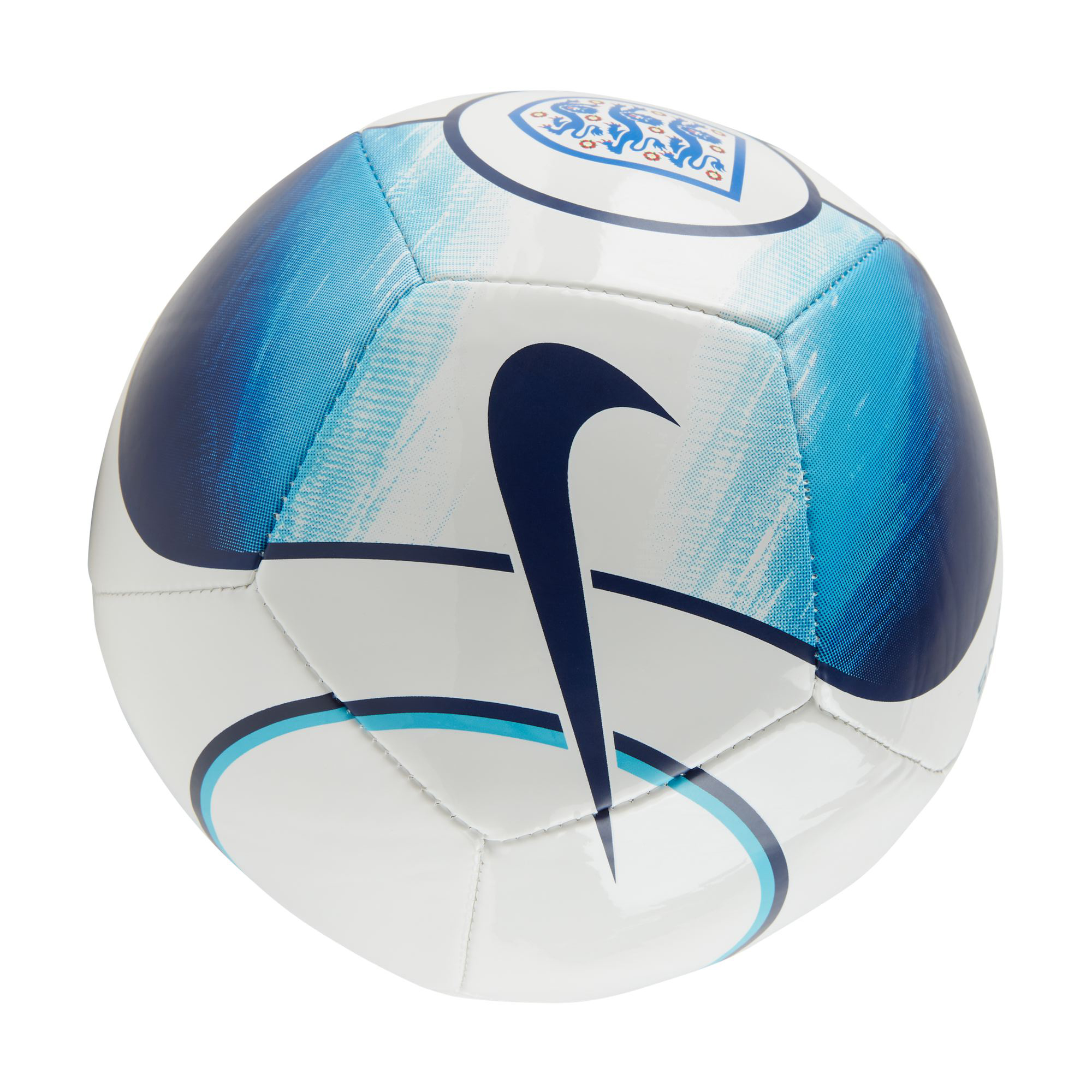 Nike Size 1 Mini Ball Soccer Ball Rubber Machine Stitched Soccer Ball Unisex 100 White/Fury Blue/Space Blue