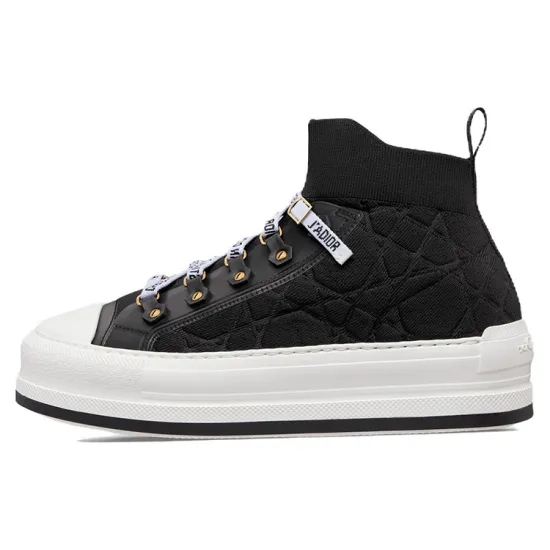 DIOR Walk'n'Dior Mid-Top Skateboard Shoes Women's Black