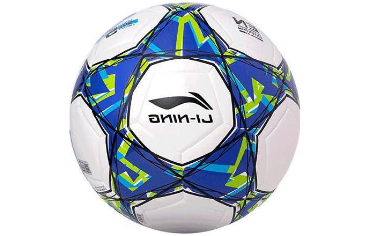 Li Ning Size 4 5 Size Soccer Ball TPU Unisex White Green Blue