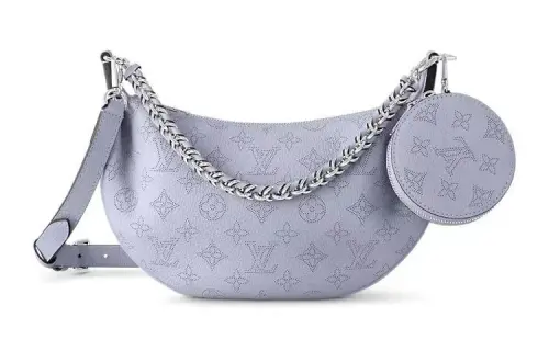 LOUIS VUITTON Baia Cow Leather Crossbody Bag, Shoulder Bag Small Women's Light Purple