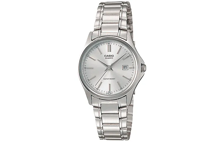 CASIO STANDARD Vintage Needle Quartz Movement Stainless Steel Strap Watch Women's Watch Silver Dial