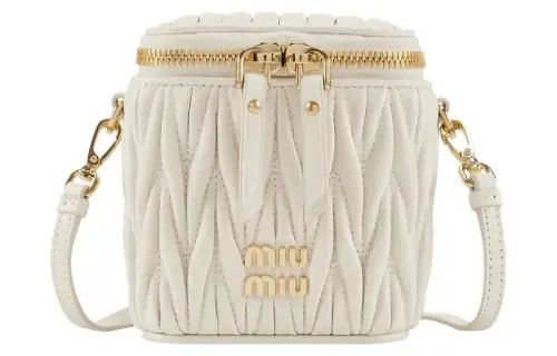 MIU MIU Sheepskin Crossbody Bag, Shoulder Bag Mini Women's White