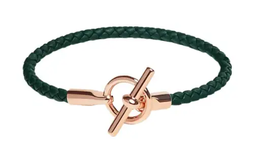 HERMES Glenan Bracelets Women's Green