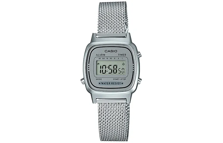 CASIO Women's VINTAGE Series 30mm Gray Watch LA670WEM-7