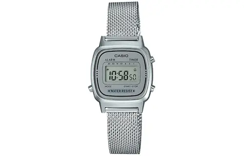 CASIO Women's VINTAGE Series 30mm Gray Watch LA670WEM-7