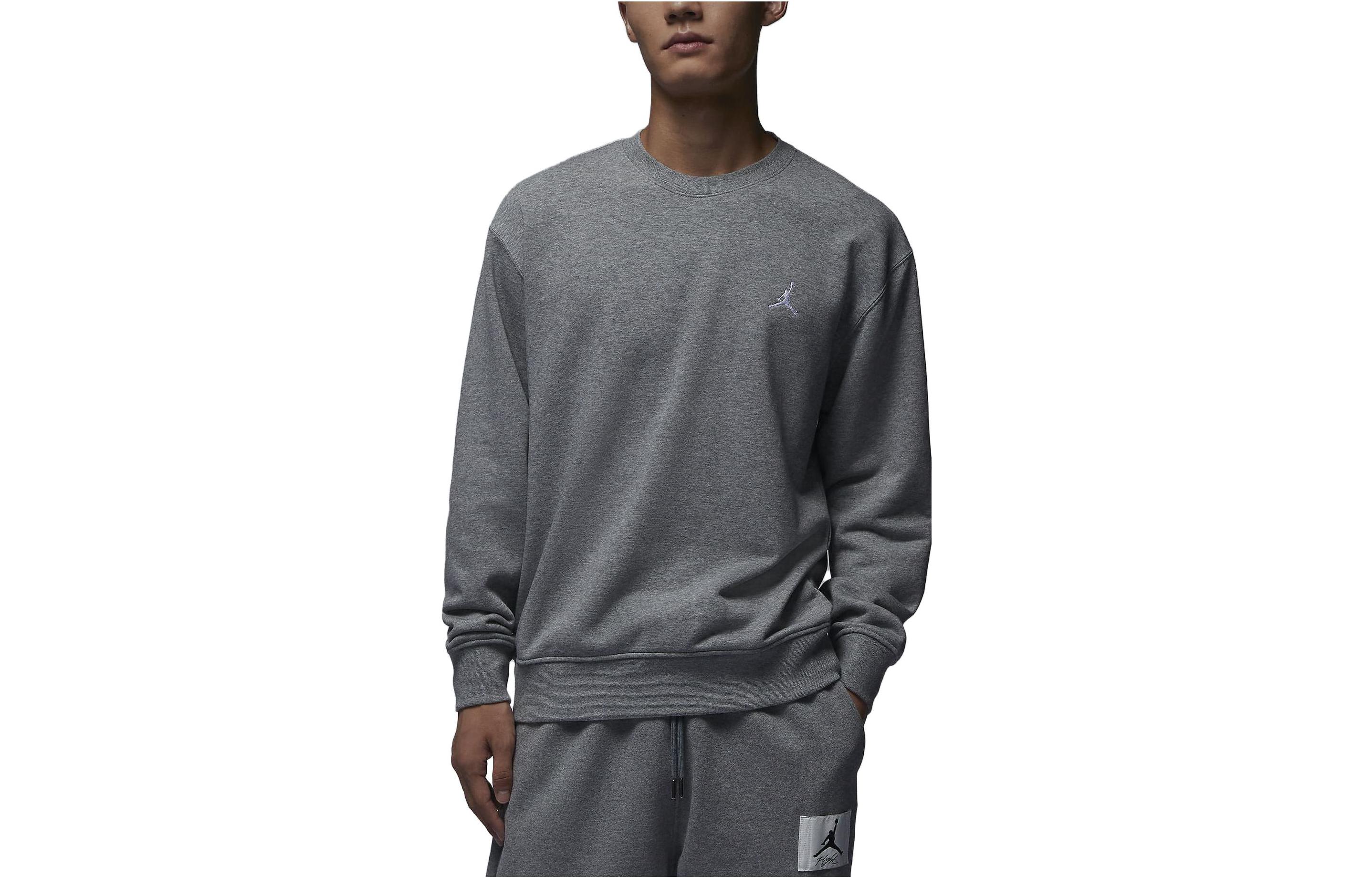 Nike Loop-Back Fleece Crewneck Sweatshirt Logo