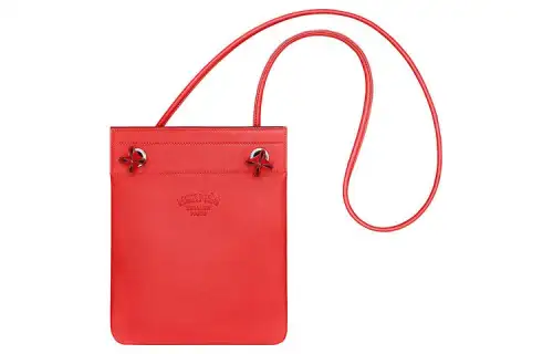 HERMES Aline Cow Leather Shoulder Bag, Crossbody Bag Mini Women's 0E Rose Texas Pink