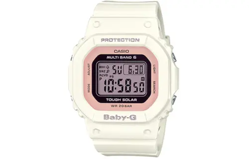 CASIO Women's BABY-G White Watch BGD-5000-7DPRD