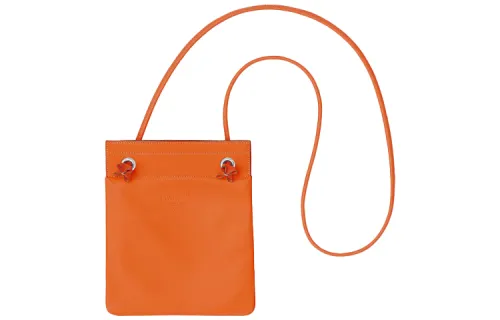 HERMES Aline Milo Lambskin And Swift Calfskin Shoulder Bag, Crossbody Bag Women's Flame Orange