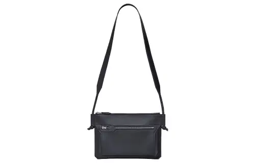 HERMES Ultrapla Evercolor Calfskin Crossbody Bags Men's 76 Bleu Indigo