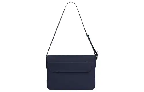 HERMES Citynews Togo With Sombrero II Calfskin Messenger Bag, Shoulder Bag, Crossbody Bag Men's Midnight Blue