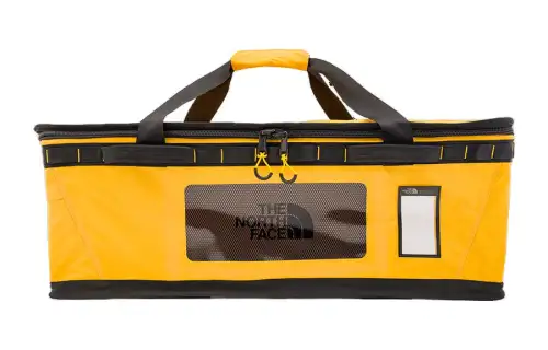 THE NORTH FACE 86.1L Travel Bag Outdoor Bag Tear Resistant Material Yellow Unisex