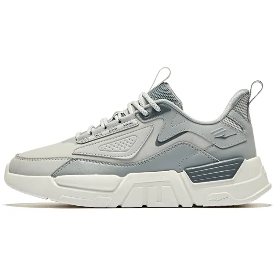 Erke Star Wars Anti Slip Wear Resistant Low Top Casual Shoes Men's Mist Gray Slate Gray