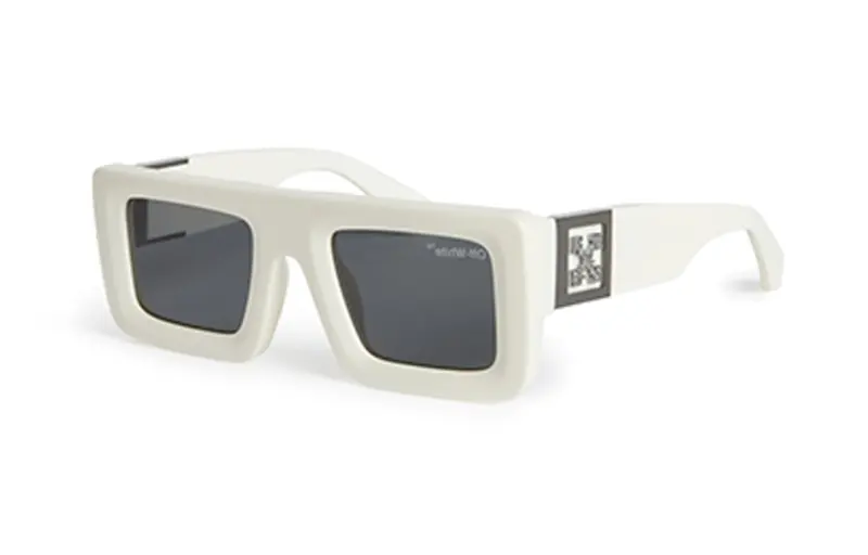 Off Leonardo Rectangular Frame Sunglasses