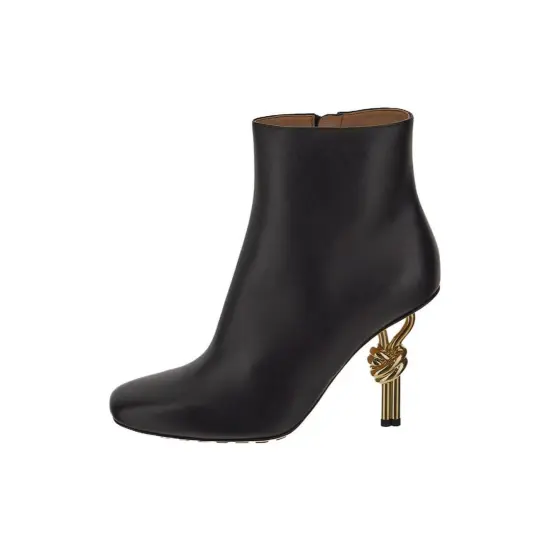 Bottega Veneta Square Toe Ankle Boots Women's