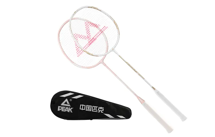 Peak aluminum alloy badminton racket, good appearance, durable, stringed offensive type (heavy racket head and hard shaft) entry-level about 670mm SWT200 series double racket